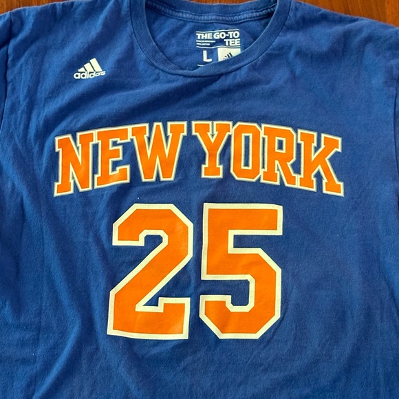 New York Knicks #25 T-shirt - Rose - blue short sleeved shirt - Picture 4 of 10